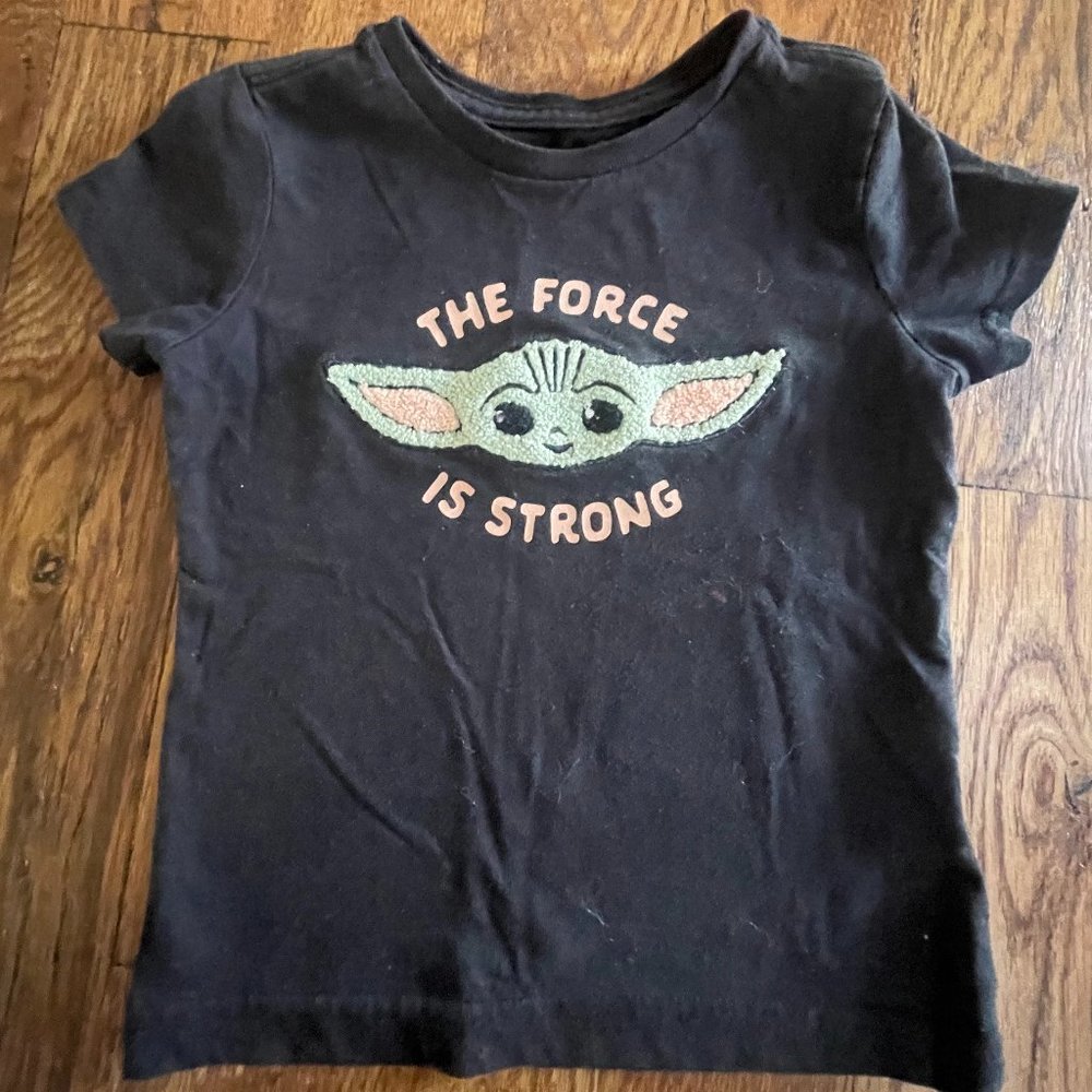 Disney Baby Yoda Embroidered T-Shirt